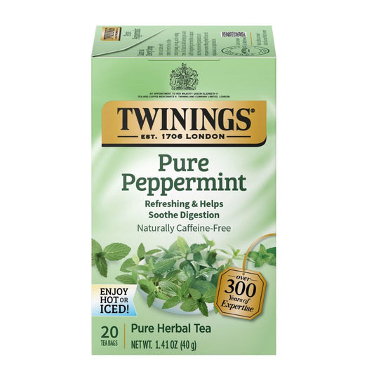 Twinings Pure Peppermint Herbal Tea - 20 count - Image 1