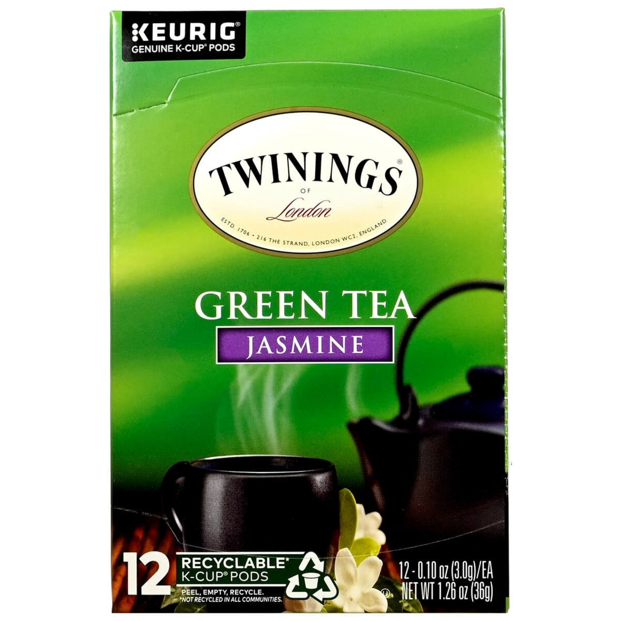 Twinings' Jasmine Green Tea K-Cups - 12 count