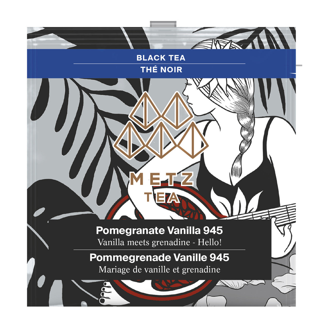 Metz Pomegranate Vanilla Tea - 25 count