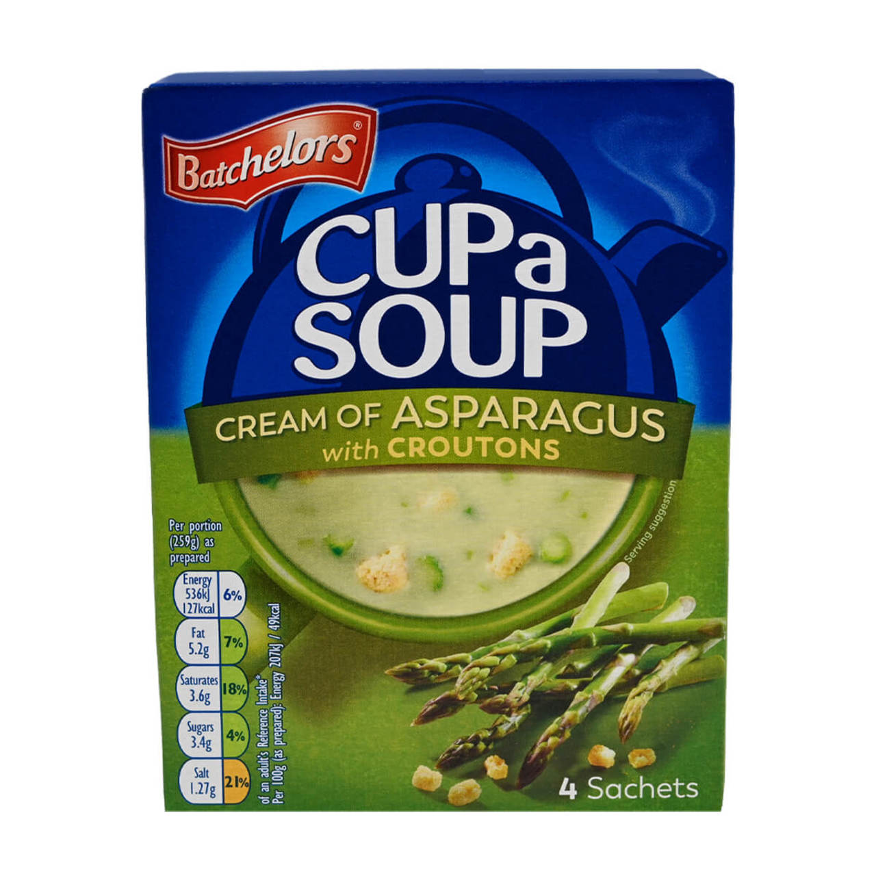 Batchelor's Cup-A-Soup - Cream of Asparagus  4.12 oz (117g)