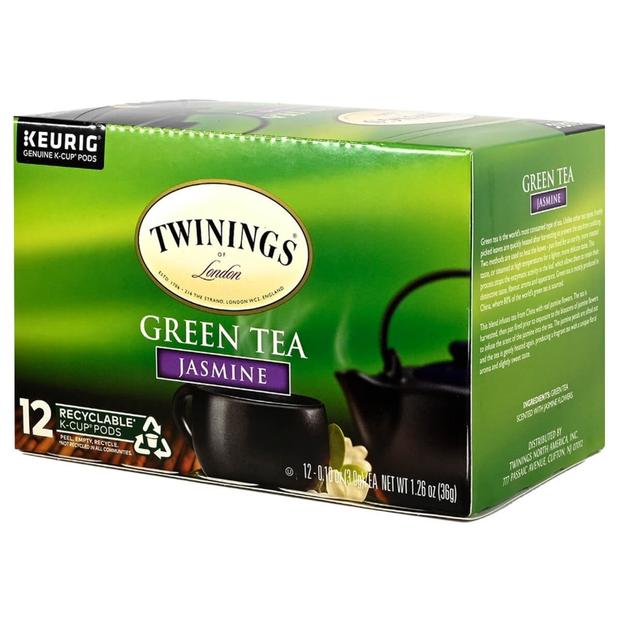 Twinings' Jasmine Green Tea K-Cups - 12 count - Image 1