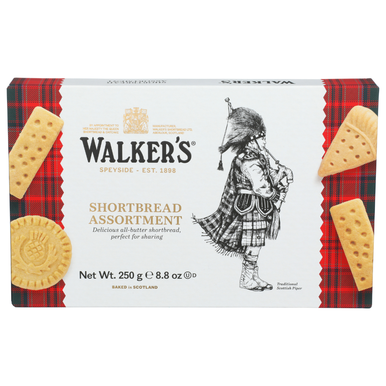 Walkers Assorted Shortbread - 8.8oz (250g) - Image 1
