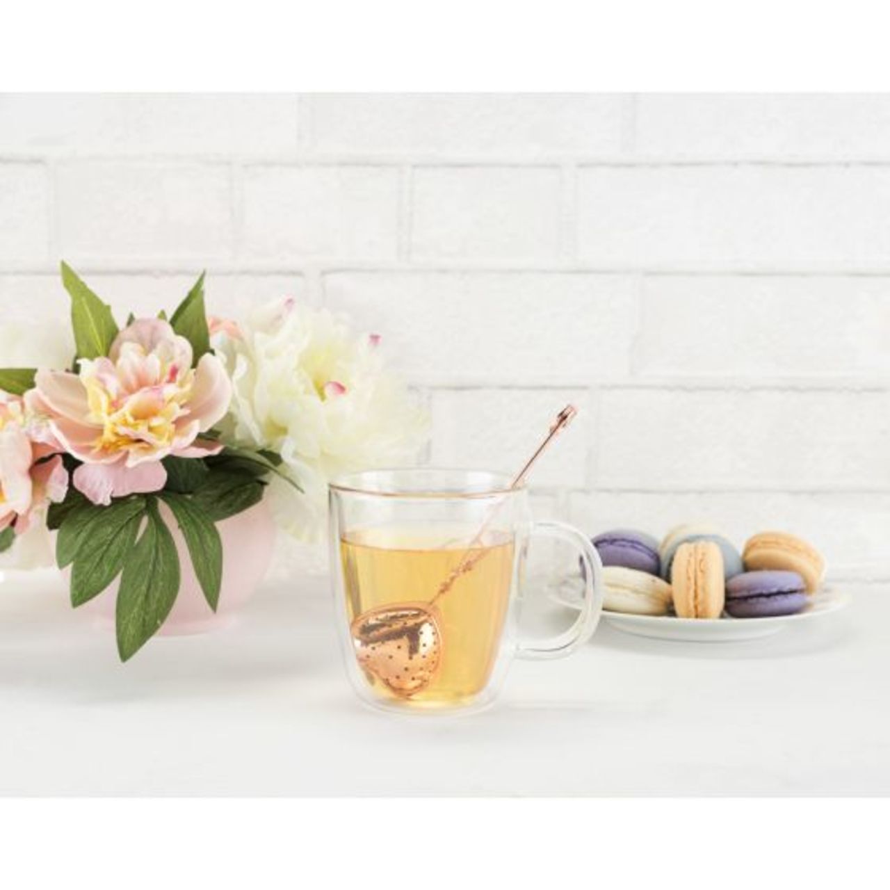 Snap Heart Tea Infuser - Rose Gold