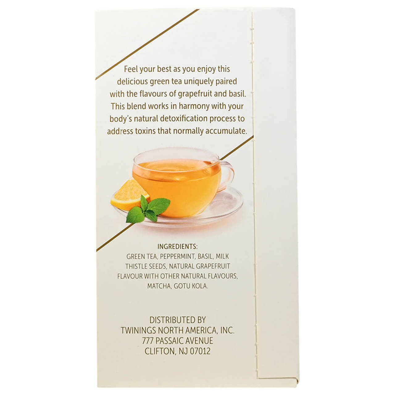 Twinings Superblends Adaptogens Green Tea - Detox - Grapefruit & Basil  - 18 Count