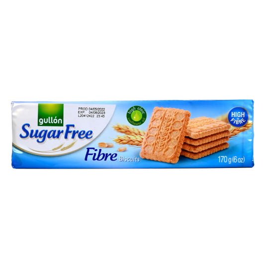 Gullon Sugar Free Fibre Biscuits- 6oz (170g) - Image 1