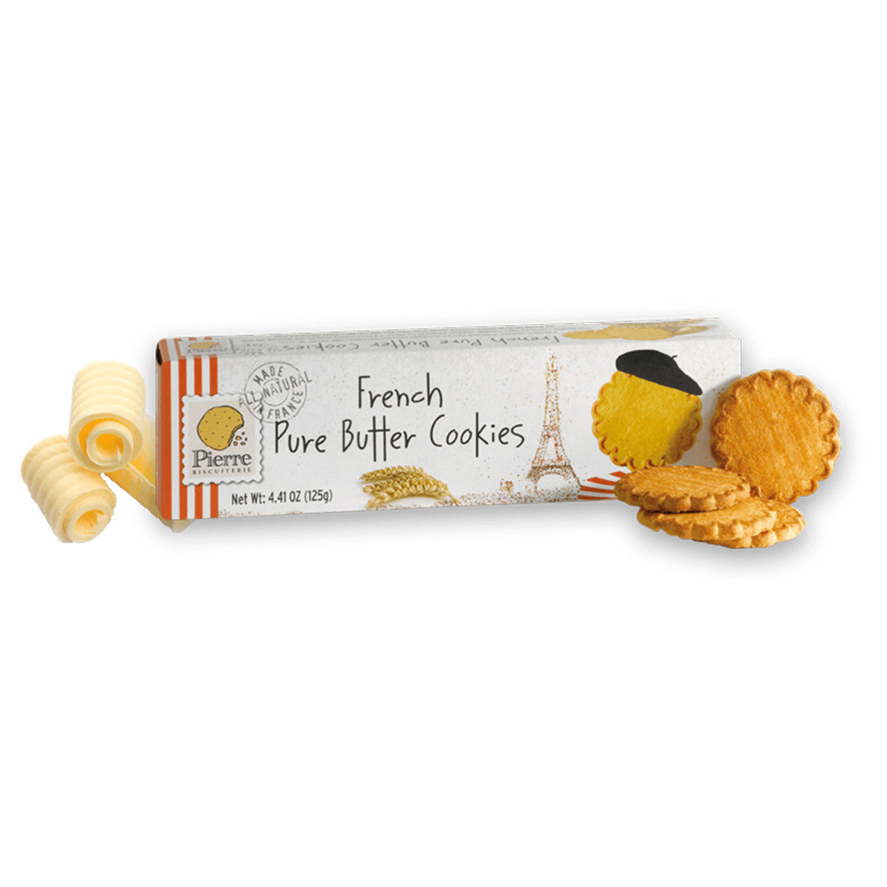 Pierre Biscuiterie French Pure Butter Cookies - 4.4oz (124g)