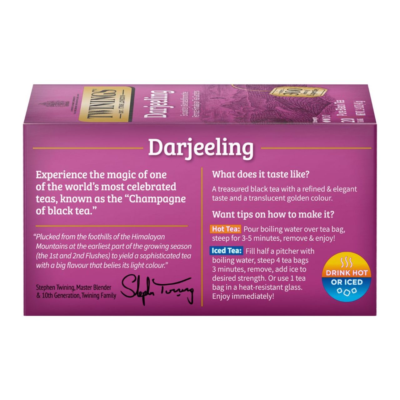 Twinings Darjeeling Tea - 20 count
