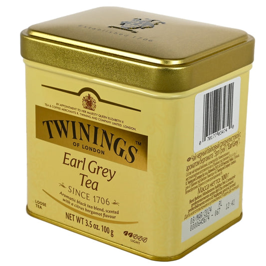 Twinings Earl Grey Loose Tea Tin - 3.53oz (100g) - Image 1