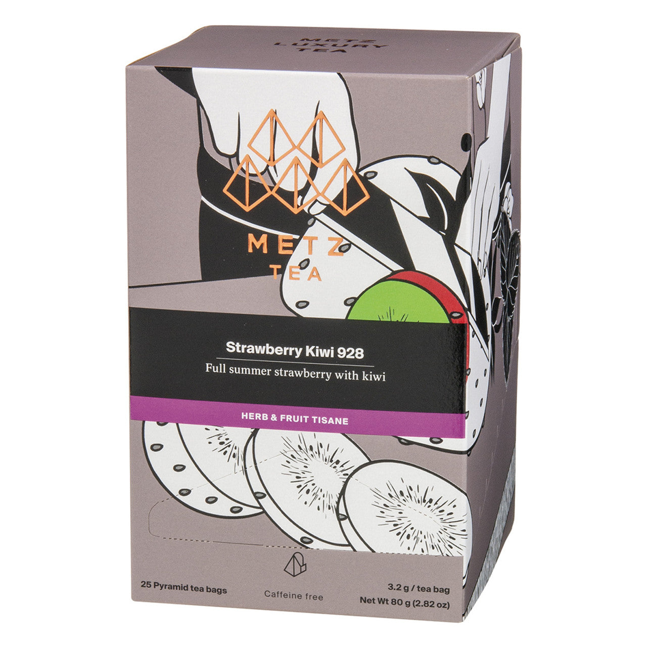 Metz Strawberry Kiwi Tea - 25 count