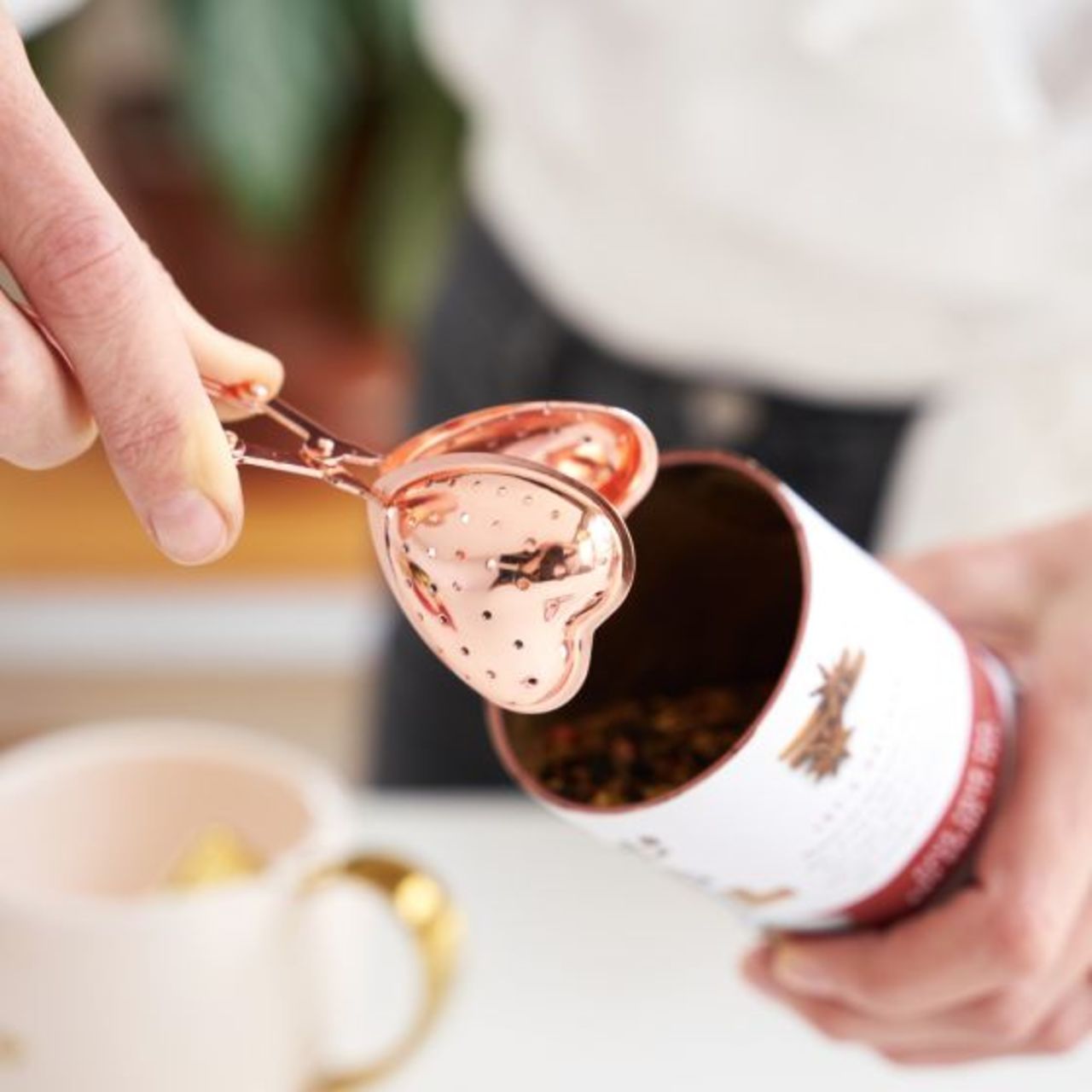 Snap Heart Tea Infuser - Rose Gold - Image 7