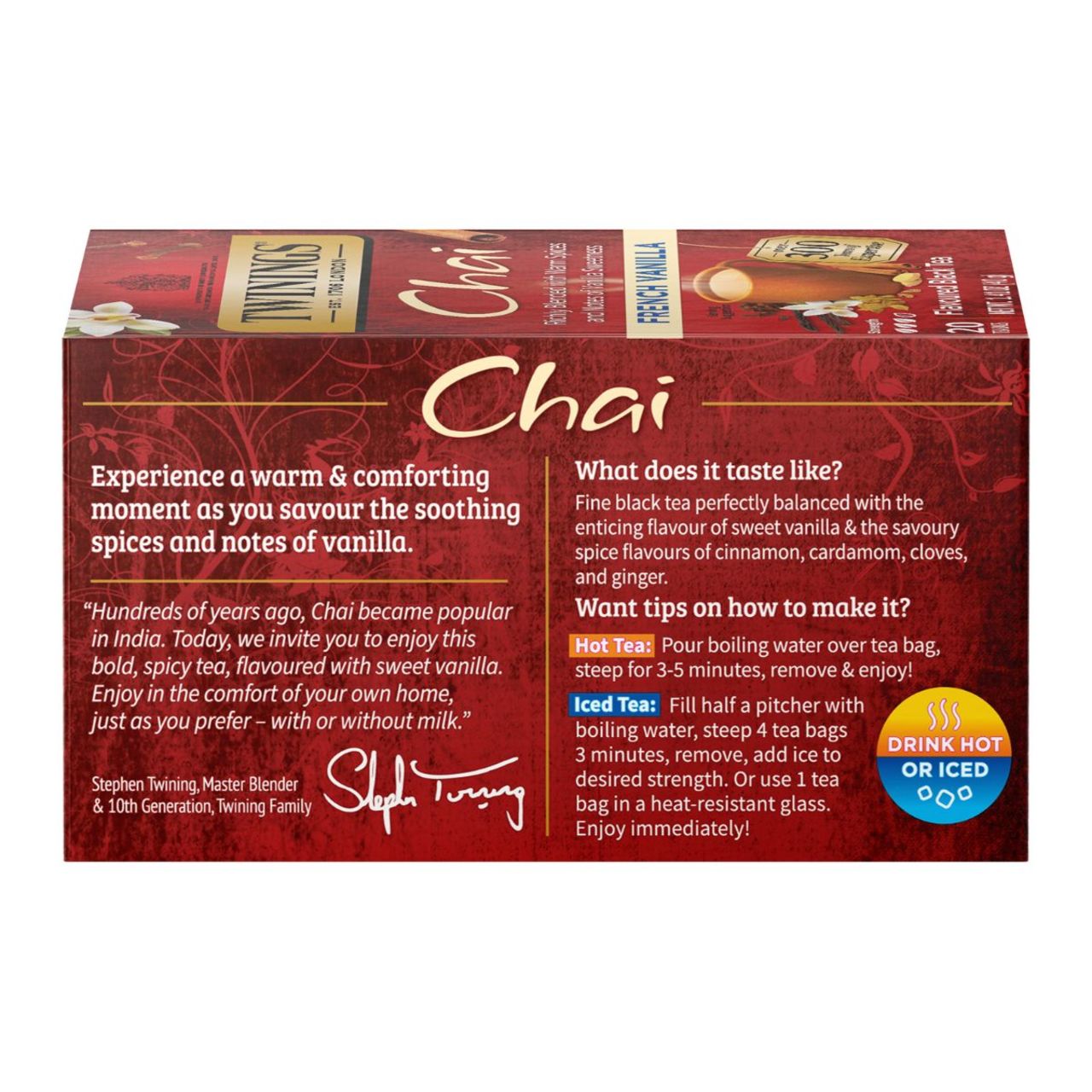 Twinings French Vanilla Chai - 20 count - Image 4