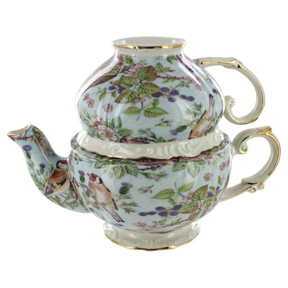 Blue Bird Chintz Porcelain - Tea for One - Image 1