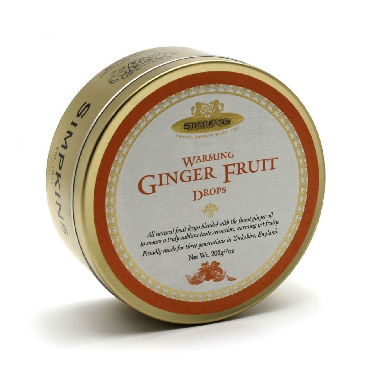 Simpkin's Travel Sweets - Warming Ginger Fruit - 7oz. (200g)