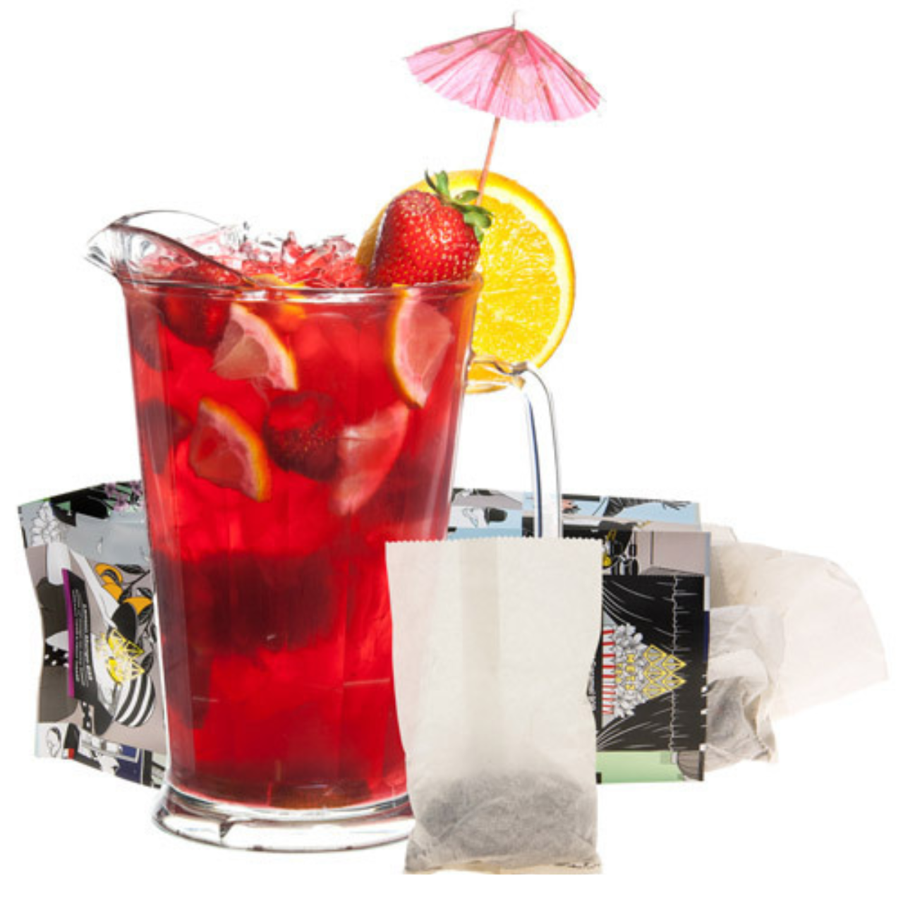 Organic Berry Berry - 1 Gallon Iced Tea Bags - 15 count - Image 1