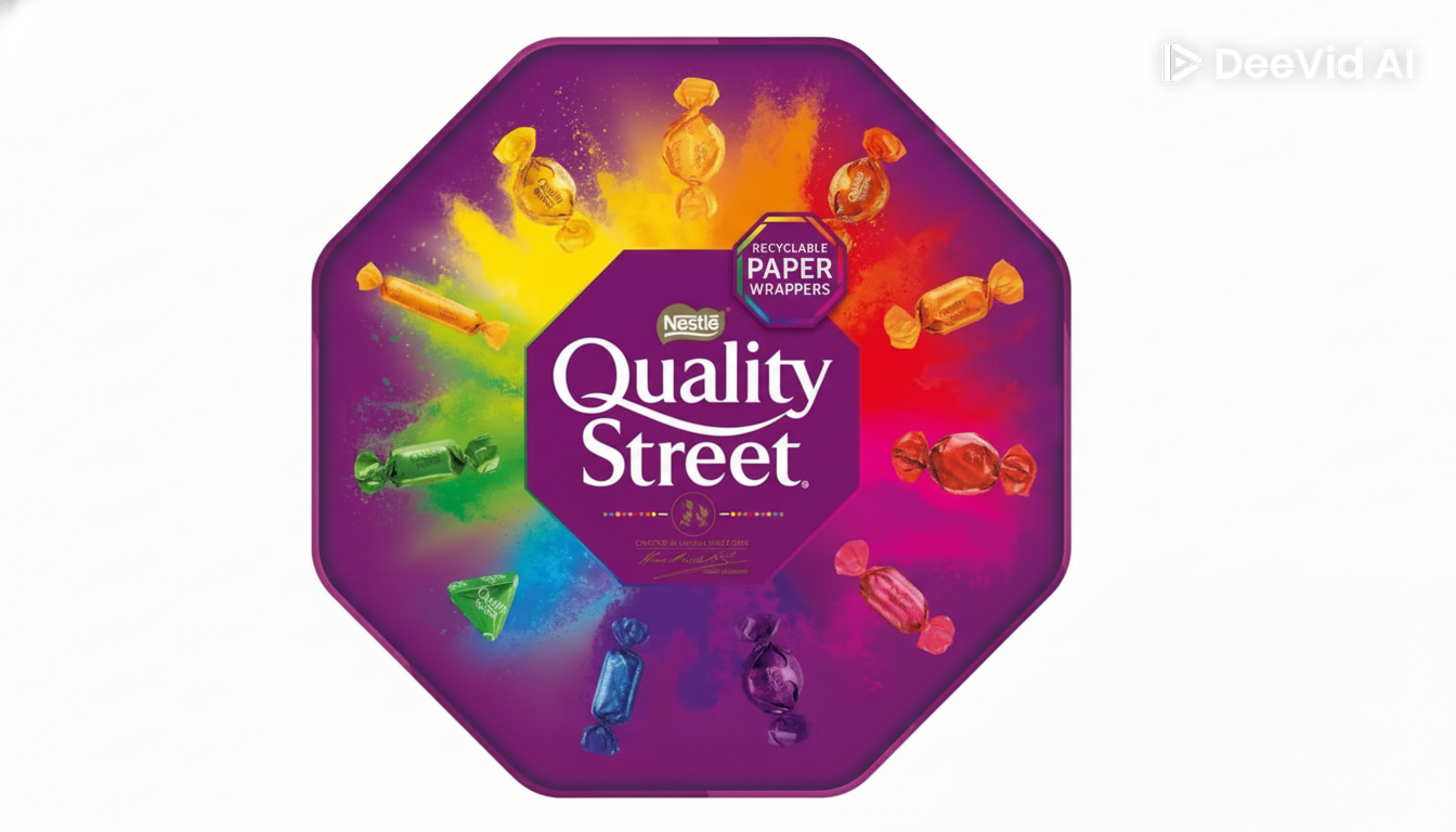 Nestle Quality Street Tin - 4.2 lbs. (1.936kg)