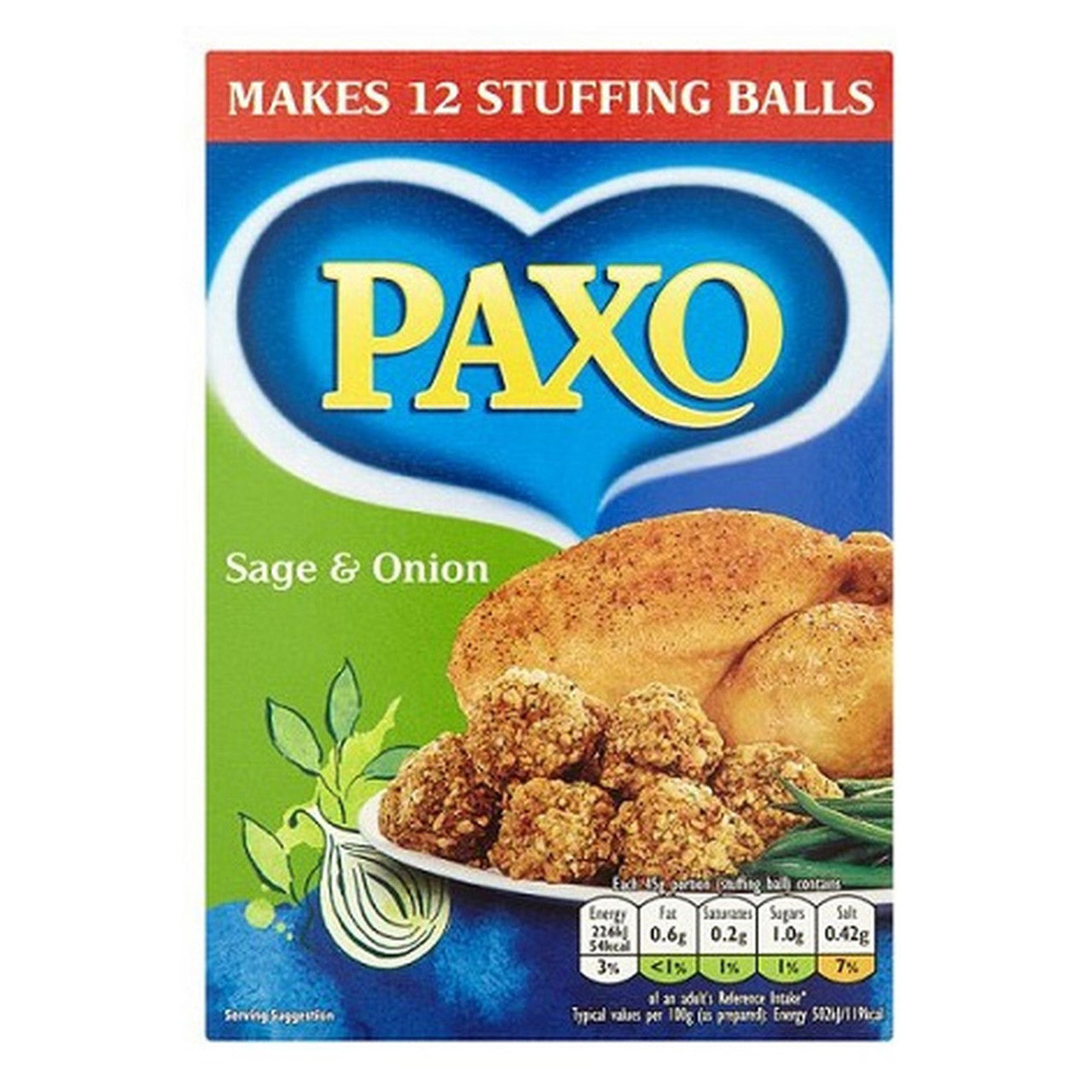 Paxo Sage & Onion Stuffing - 2.99oz (85g)