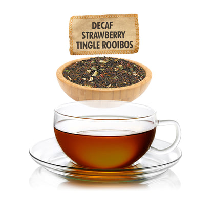 Caffeine Free Strawberry Tingle Rooibos Tea  - Loose Leaf