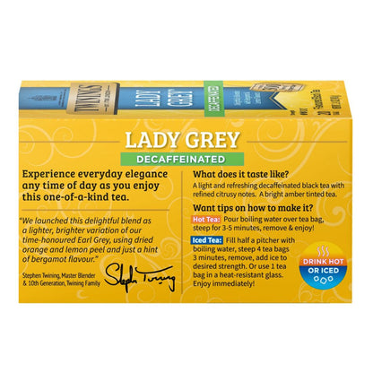 Twinings Lady Grey Decaffeinated Tea - 20 count - Image 3