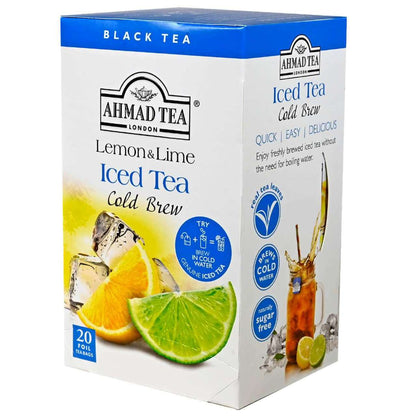 Ahmad Tea Lemon & Lime Cold Brew Iced Tea Teabags -20 count - Image 1