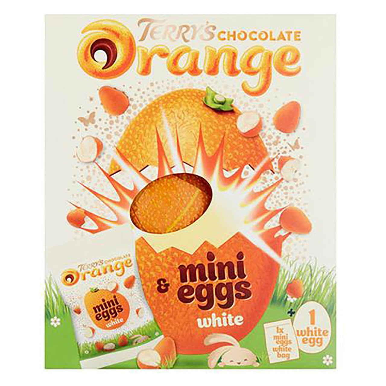 Terry's White Chocolate Orange Egg with White Mini Eggs - 9.17oz (260g)
