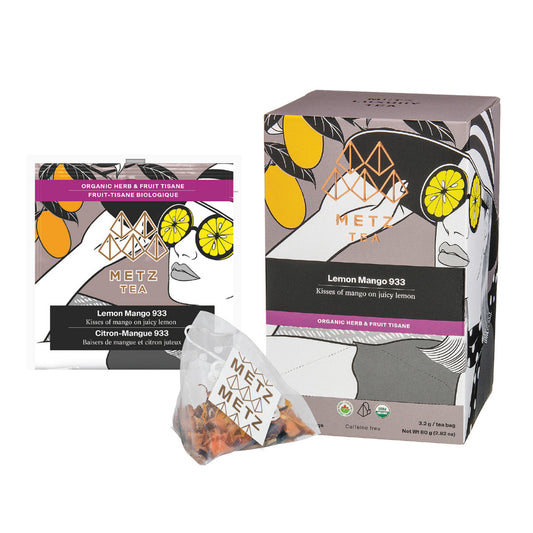 Metz Organic Lemon Mango Tea - 25 count - Image 1