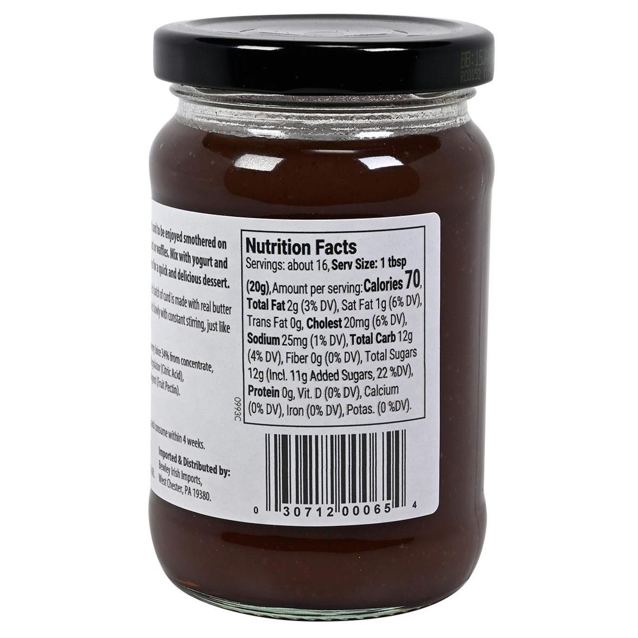 Welsh Lady's Raspberry Curd - 11oz (311g)