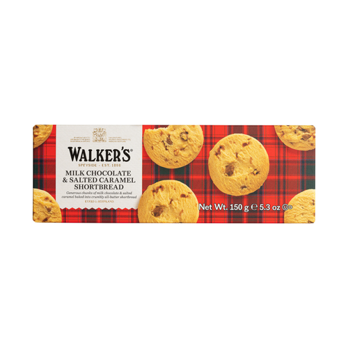 Walkers Salted Caramel & Milk Chocolate Chunk Shortbread - 5.3oz (150g)