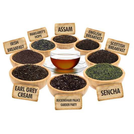 English Tea Sampler - 1 ounce Pouches of our Top 8 English Style Loose Leaf Teas - Image 1