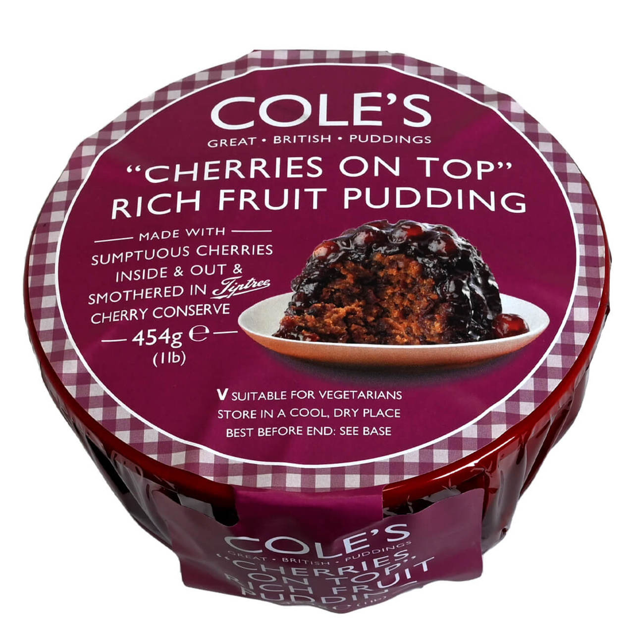 Coles Cherries On Top Rich Fruit Pudding  - 16oz (454g)
