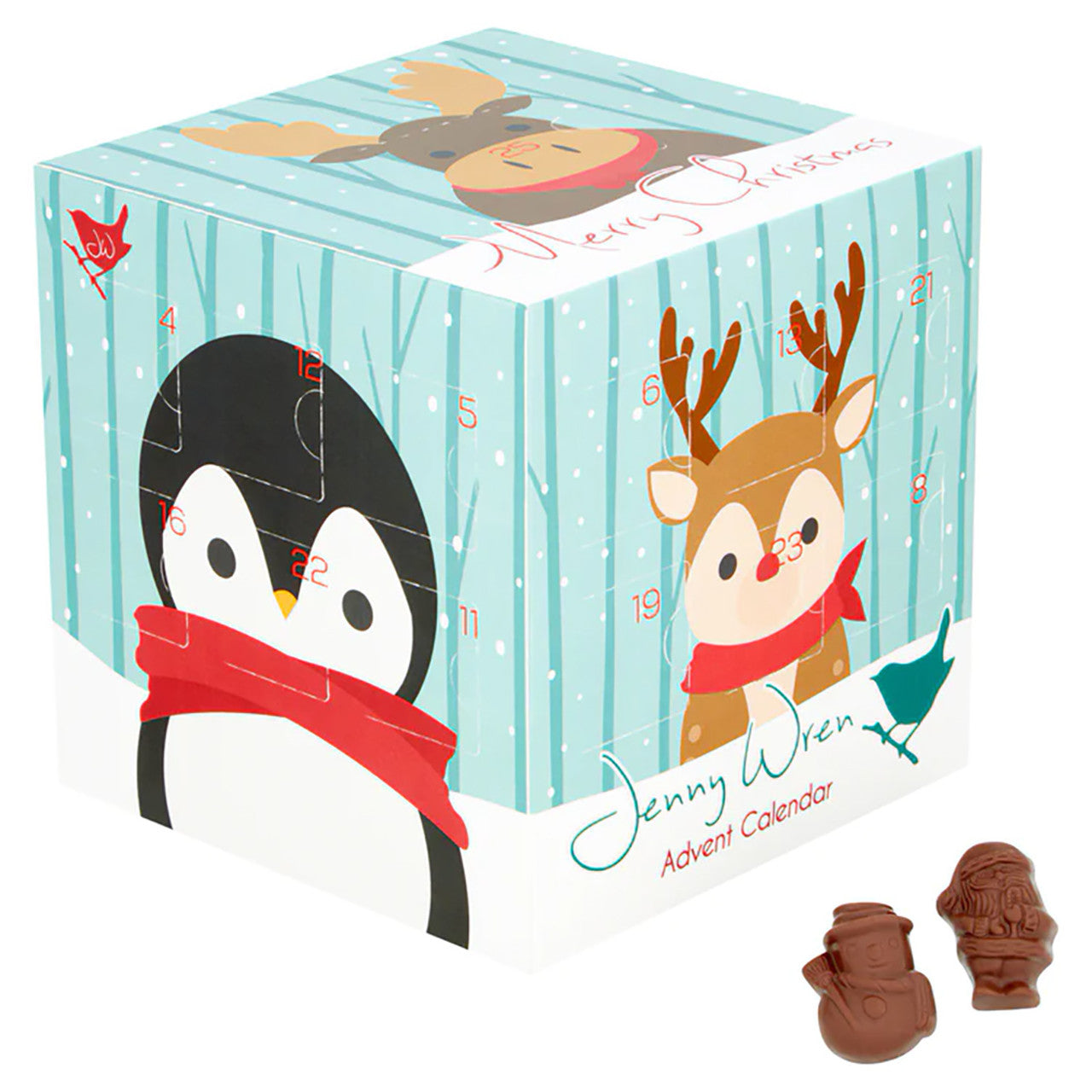 Beechs Jenny Wren Chocolate Advent Calendar - 7.05oz (200g)
