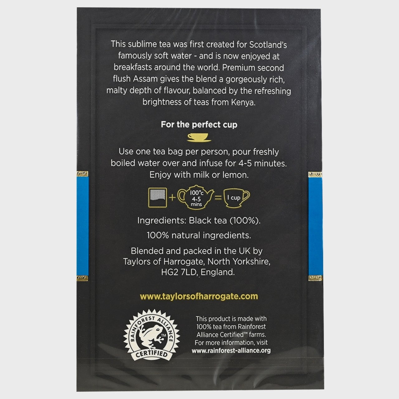 Taylors of Harrogate Scottish Breakfast Tea Bags - 50 count - Image 3