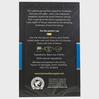 Taylors of Harrogate Scottish Breakfast Tea Bags - 50 count - Image 3
