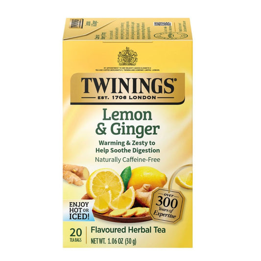 Twinings Lemon and Ginger Tea - 20 count - Image 1