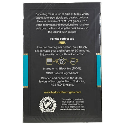 Taylors of Harrogate - Afternoon Darjeeling Tea Bags - 50 count - Image 3