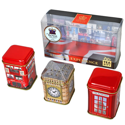 Ahmad Tea London Experience Tin- 3 Loose Leaf Tea Caddies - 0.88oz (25g) - Image 6