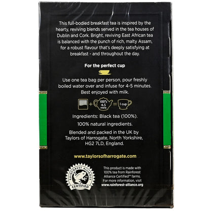 Taylors of Harrogate Irish Breakfast Tea Bags - 50 count - Image 2