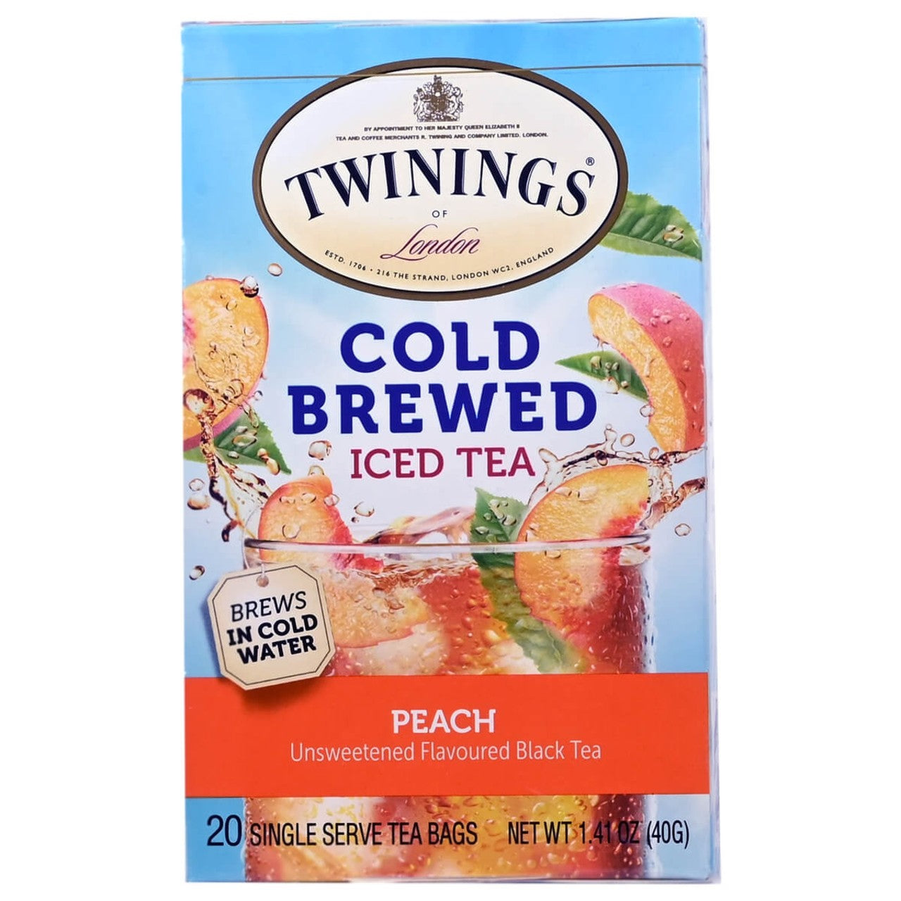 Twinings' Cold Brewed Iced Tea Peach - 20 count - Image 2