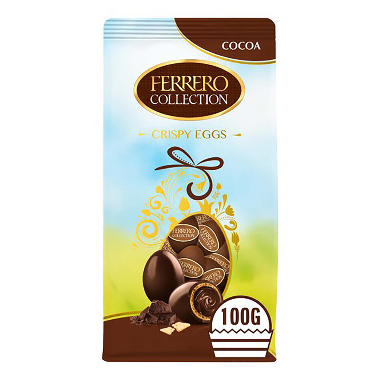 Ferrero Rocher Cocoa Mini Crispy Eggs - 100g