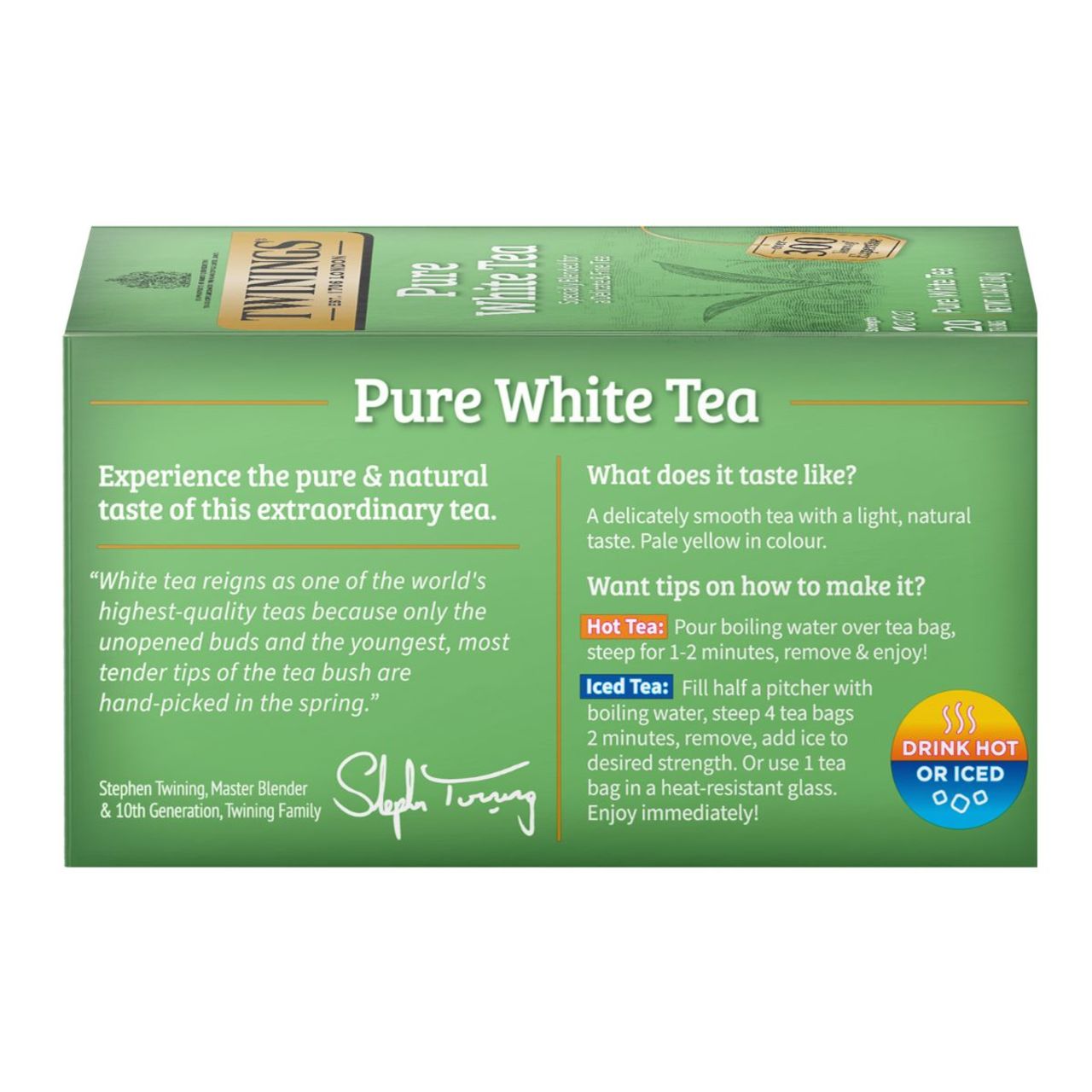 Twinings Pure White Tea - 20ct