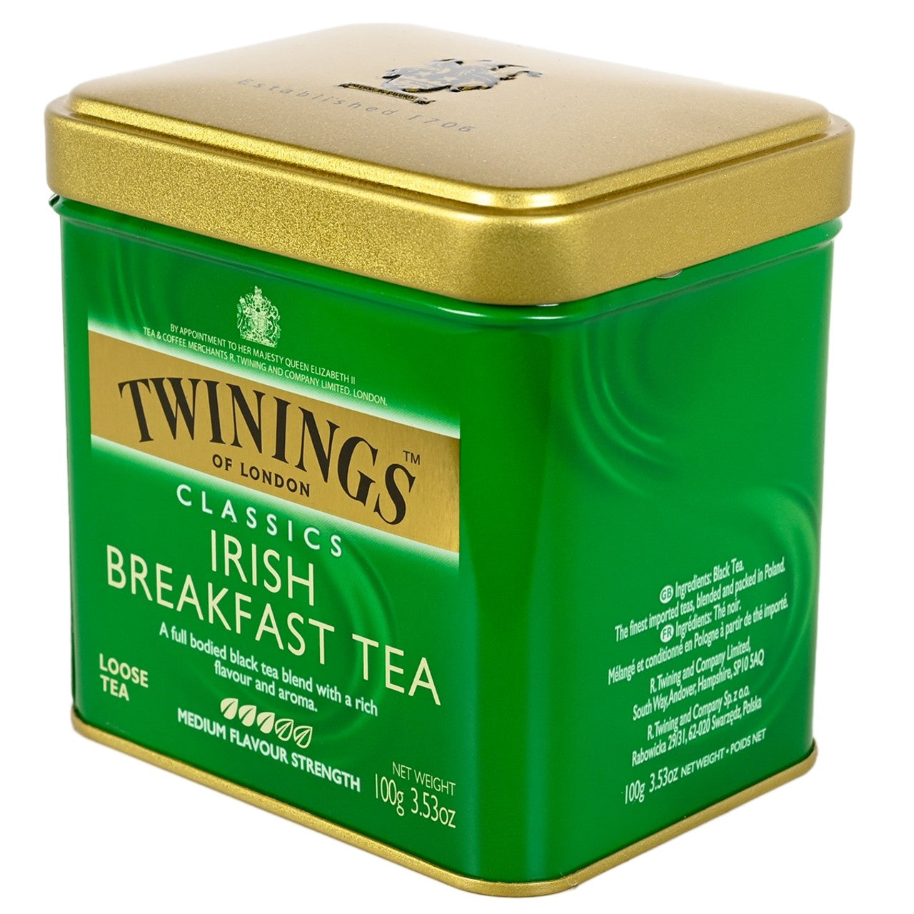 Twinings Irish Breakfast Loose Tea Tin - 3.53oz (100g)