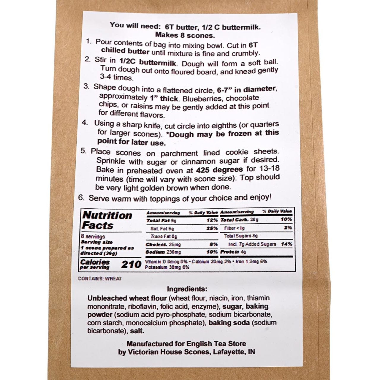 ETS Scone Mix - Original - 10.16oz (288g)