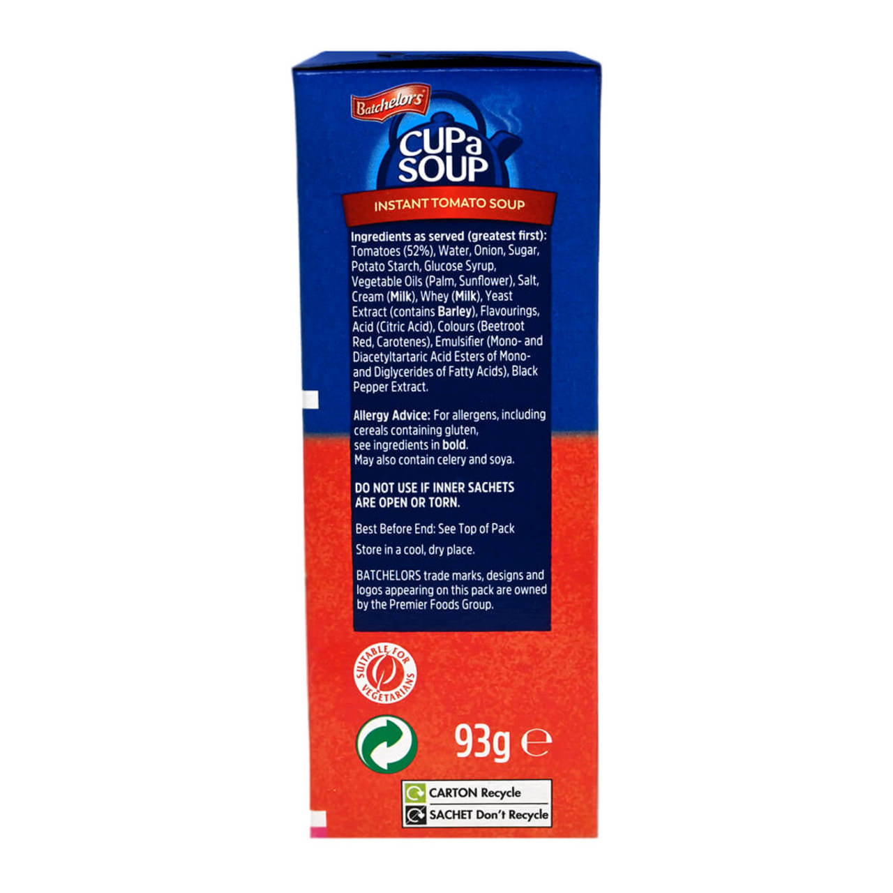 Batchelor's Cup-A-Soup - Tomato  3.28 oz (93g)