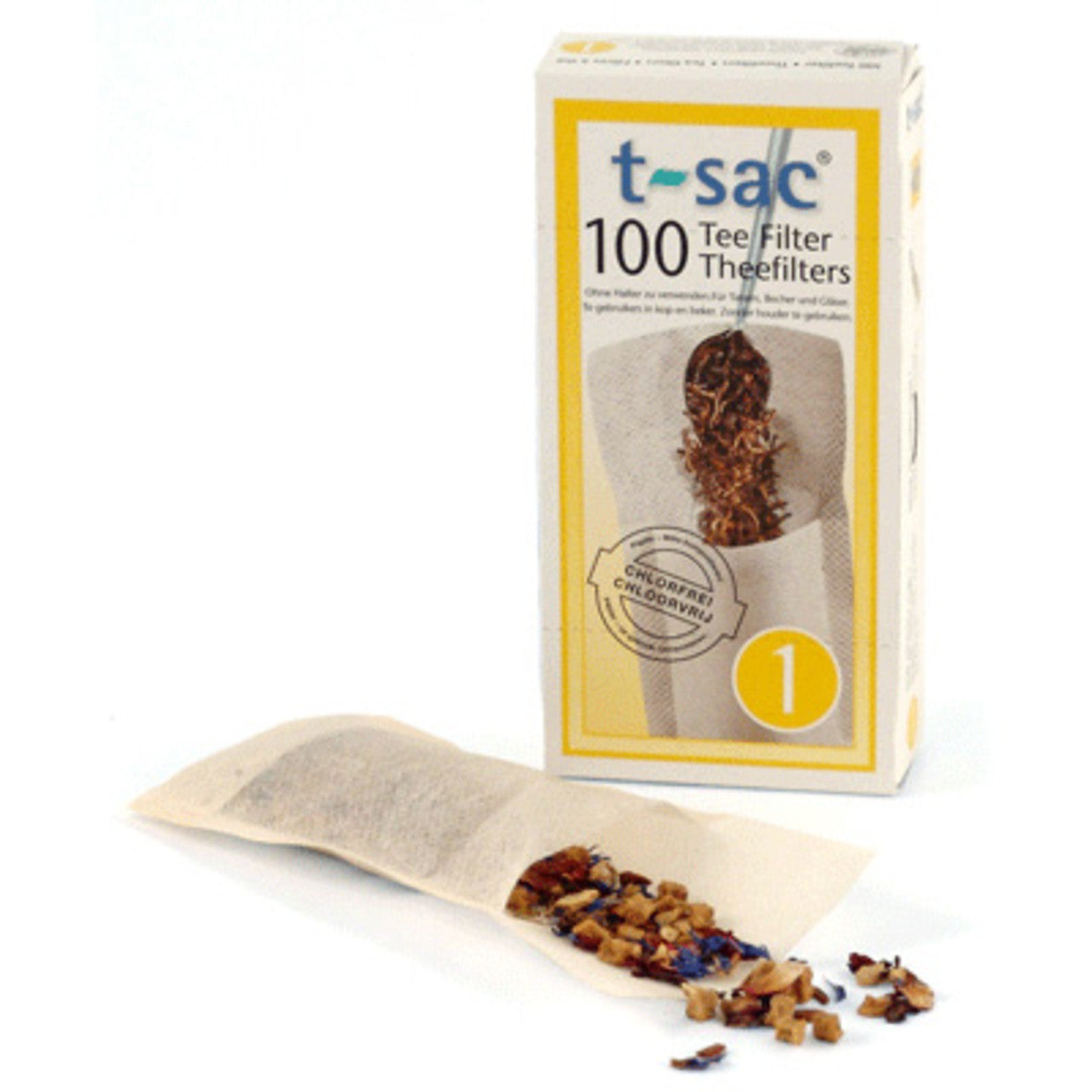 Natural T-sac - Size 1 - 100 count