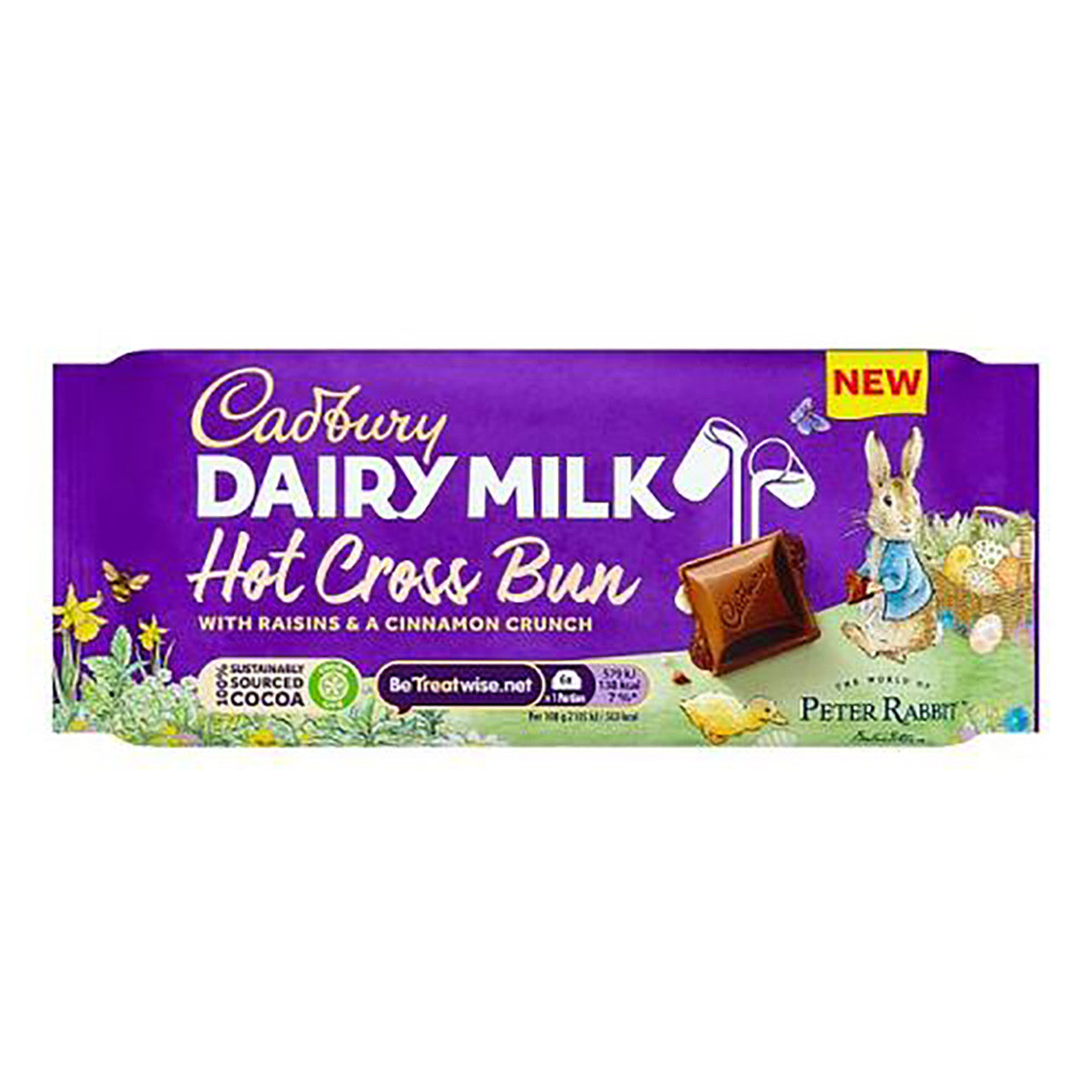 Cadbury Dairy Milk Hot Cross Bun Bar - 3.88oz (110g)
