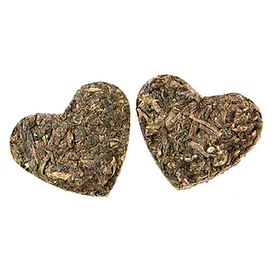 Romeo & Juliet Tea Hearts - Pressed Loose Leaf Green Tea - Image 1