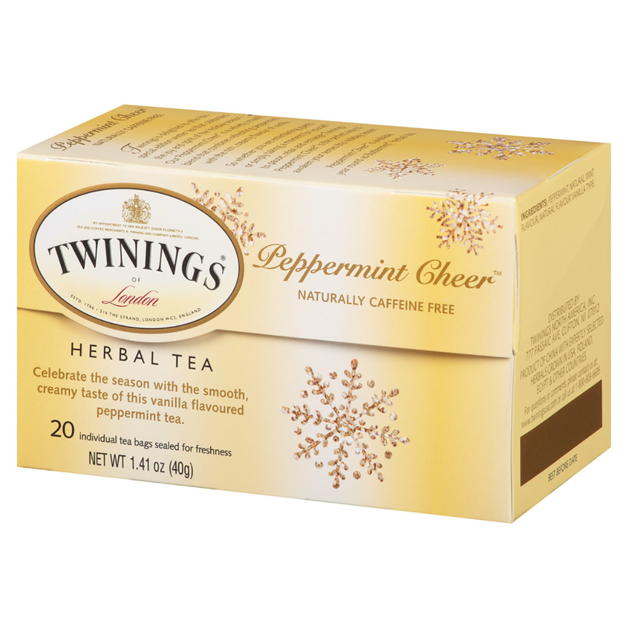 Twinings Herbal Tea -Peppermint Cheer  - 20 count