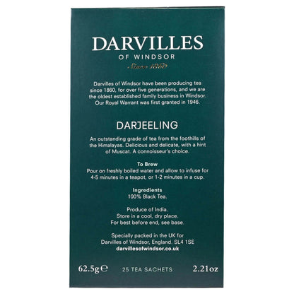 Darvilles of Windsor Darjeeling Tea - 25 Count