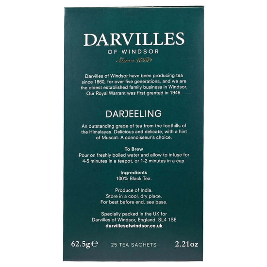 Darvilles of Windsor Darjeeling Tea - 25 Count - Image 2