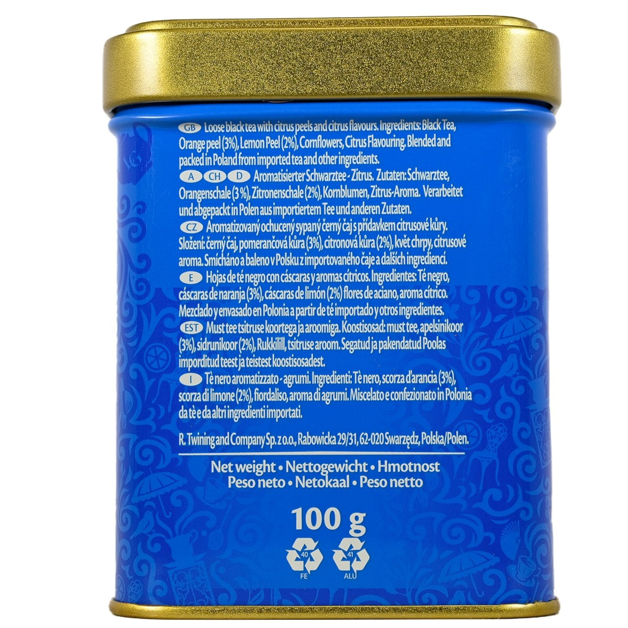 Twinings Lady Grey Loose Tea Tin - 3.53 oz (100g) - Image 3