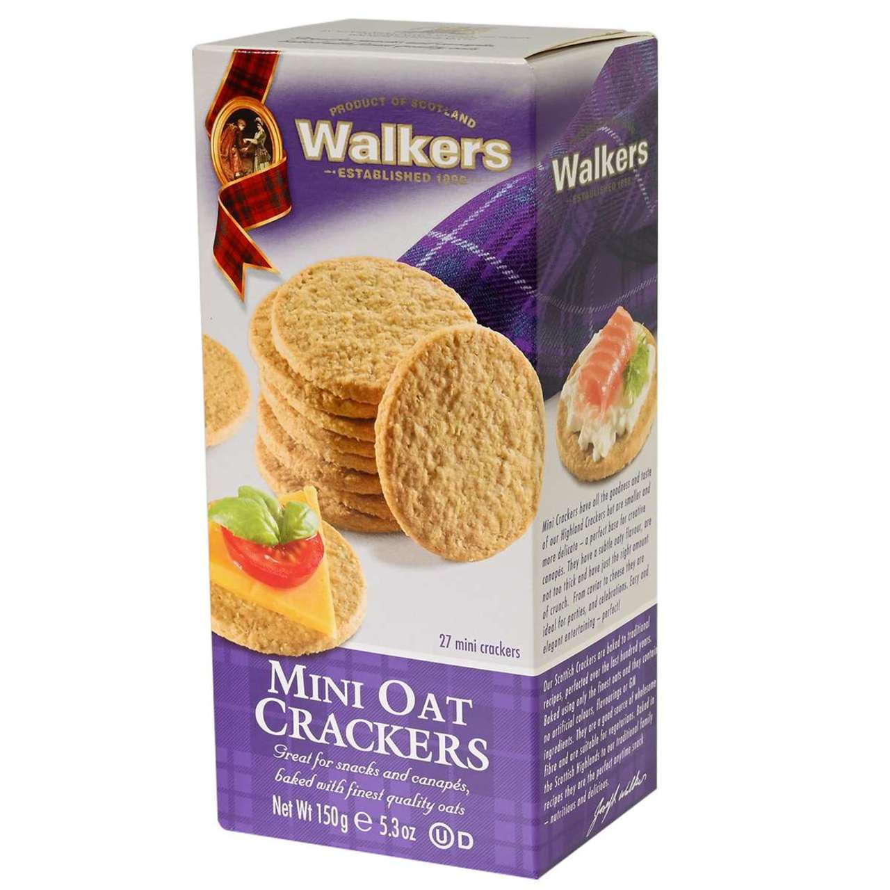 Walkers Mini Oat Crackers  - 5.3oz (150g)